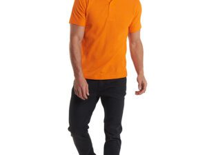 Printed Poloshirt Orange