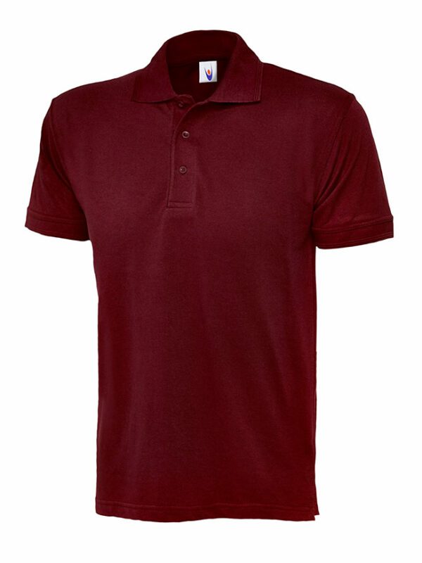 Personalised Essential Poloshirt Maroon