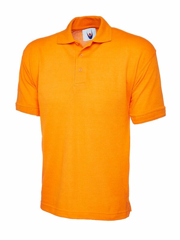 Personalised Essential Poloshirt Orange