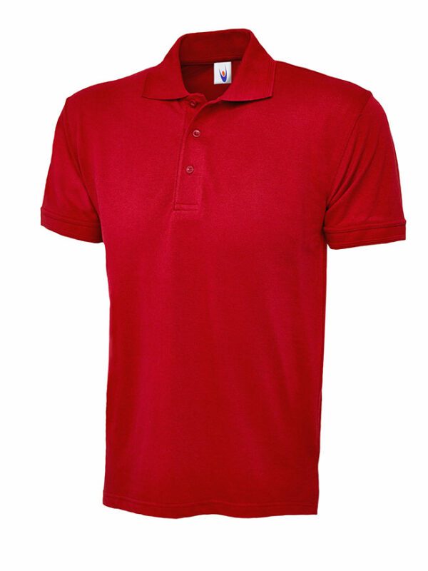 Personalised Essential Poloshirt Red