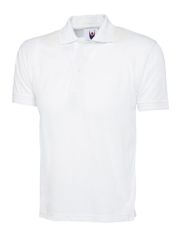 Personalised Essential Poloshirt White