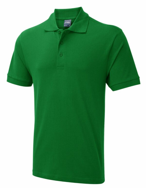 Personalised Men's Ultra Cotton Poloshirt Kelly Green