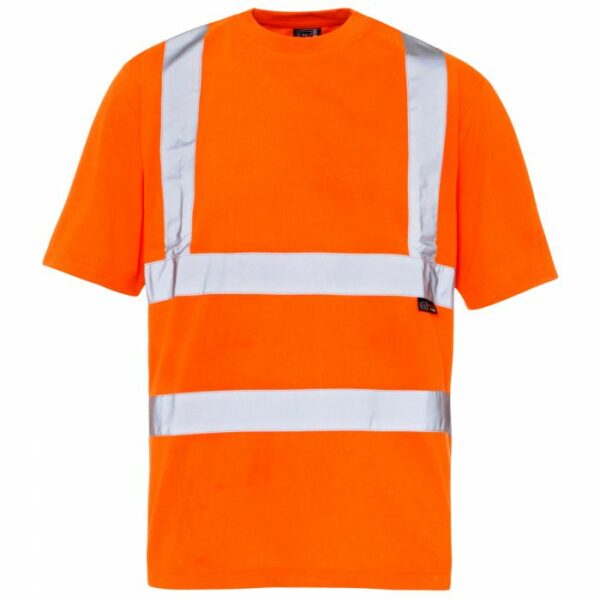 Personalised Hi Vis Orange T Shirt